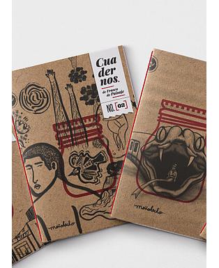 Cuadernos 01. de frasco de paisaje