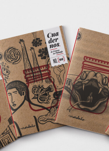 Cuadernos 01. de frasco de paisaje