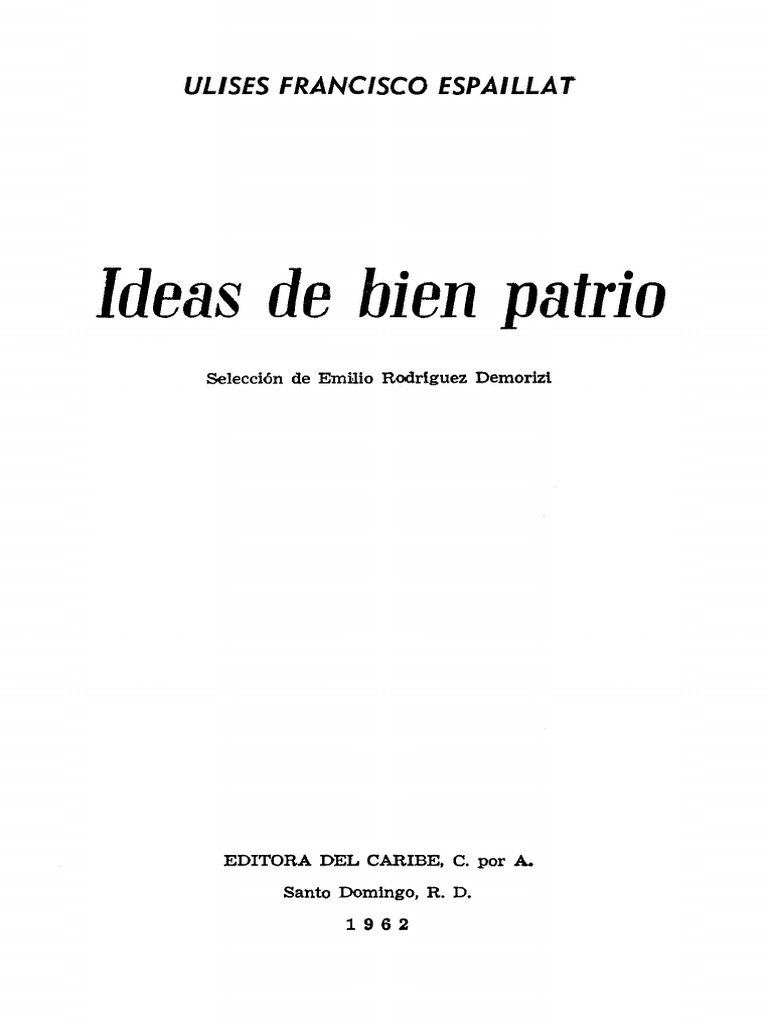 Ideas del bien patrio